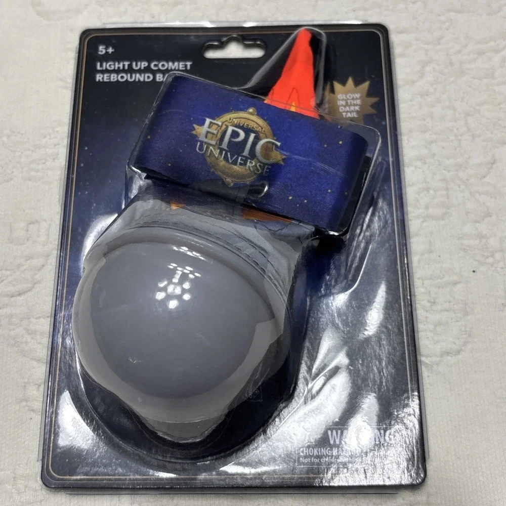 Universal Epic Universe Stardust Racers Light Up Comet Rebound Ball EXCLUSIVE